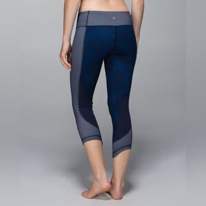 lululemon athletica Blue and Gray Leggings
